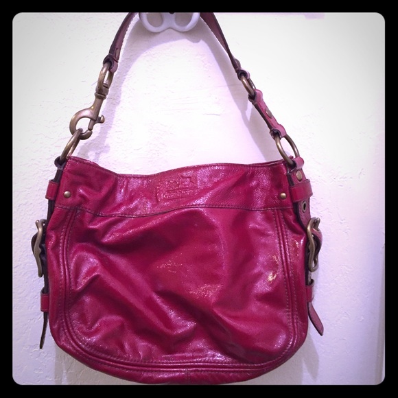 Coach Handbags - Coach red leather purse